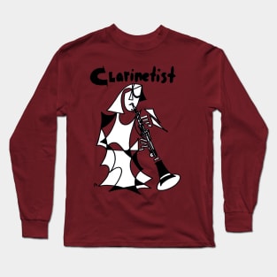 Clarinetist (Female) by Pollux Long Sleeve T-Shirt